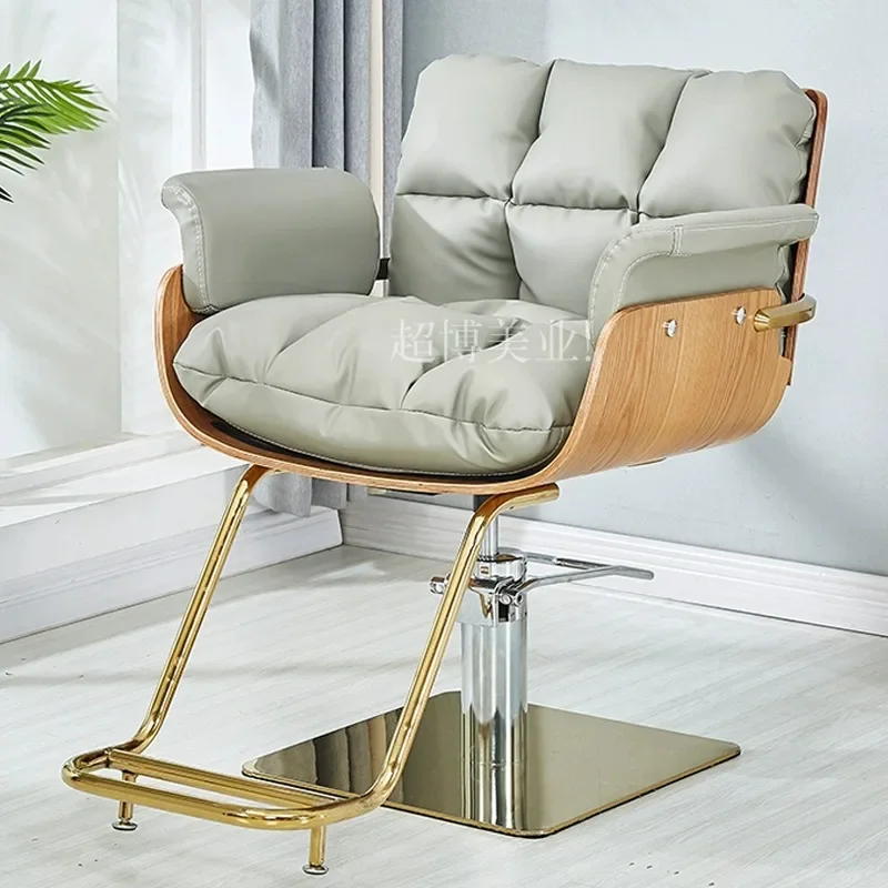 

Esthetician Barber Chair Pillow Spa Reclining Armchairs Auxiliary Chair Sillas De Barberia Profesional Hairsalon Furniture