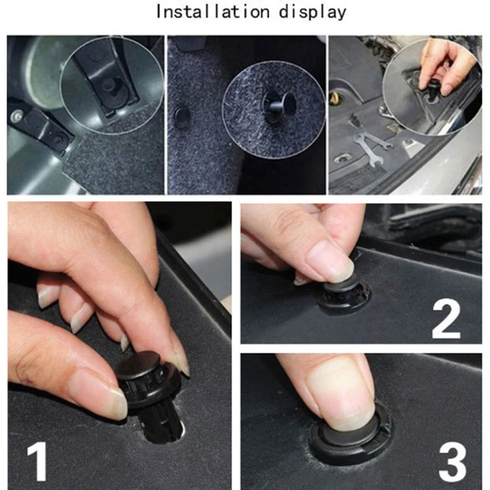 

Bumper Retainer Clips 50pcs 91503SZ3003 Brand New High Quality Nylon For Honda Universal Fastener Bumper Clip Retainer Screw