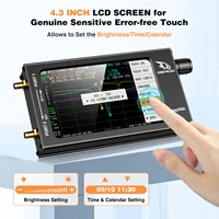 DeepVNA 101 Vector Network Analyzer 4.3 inch IPS LCD Screen NanoVNA HF VHF UHF Analyzer Shortwave SWR Meter Plastic V3.2 2