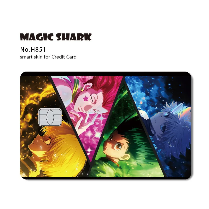 Holographic Anime Hunter X Hunter Card Skin Sticker