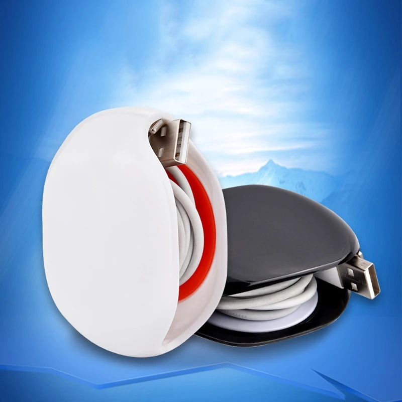 

Headphone USB Cable with Soft Touch Cord Power Adapter Storage Dropship