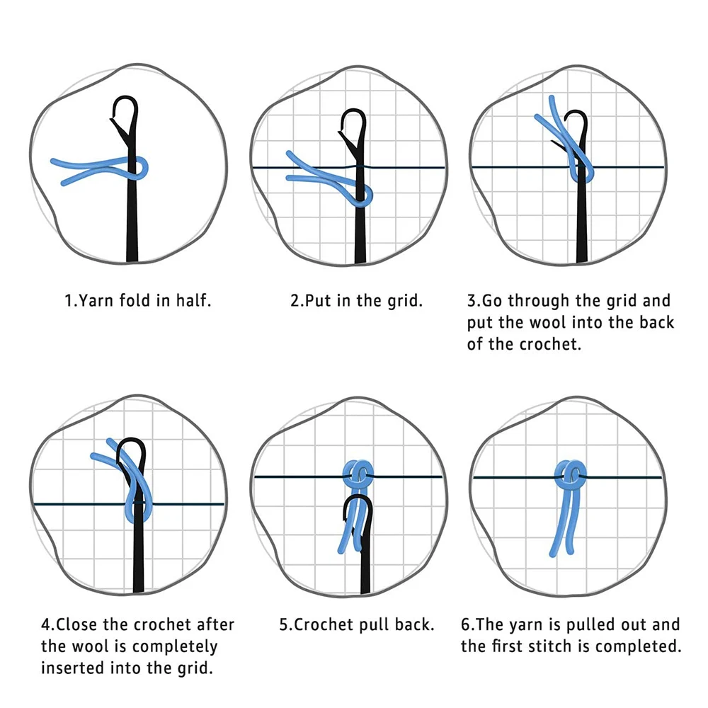 

Набор крючков с защелкой, вязаный ковер, ковер, кошачья пряжа, предпечатный холщовый коврик для подушки, вязаный крючком декоративный ковер