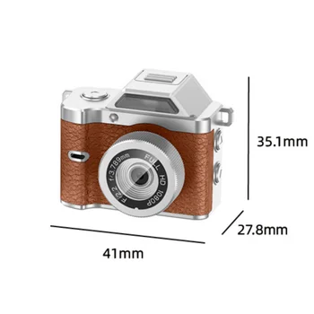 Mini videocamera portachiavi Kaysunlink con schermo 1080P, videocamera retrò portatile per bambini, videoregistratore DV tascabile ultra compatto con flash.