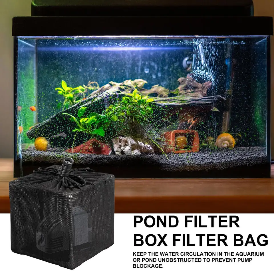 fish pond pump accessories Blue Thumb Elite Complete Kit Small efficiency filtration with filter sponges and bio Aquarium Pond Filtration Supplies Pond