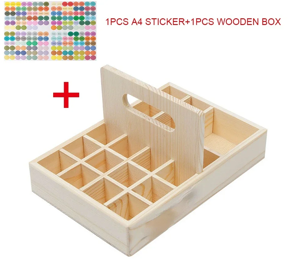 Caja de madera para almacenamiento de aceites esenciales doTERRA, caja de almacenamiento de 25 compartimentos, 15ML, 24 + 1 compartimento, caja expositora de aceites esenciales