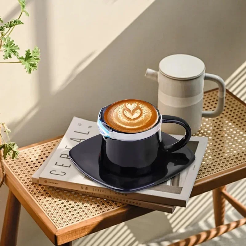 Ceramic Anime Coffee Mug with Saucer for Kids