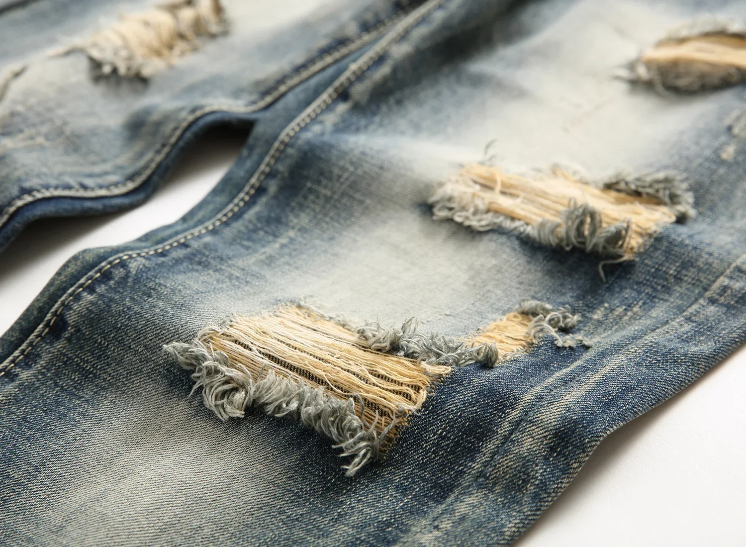 PlatiNum Light Blue Denim Jeans Detail 21