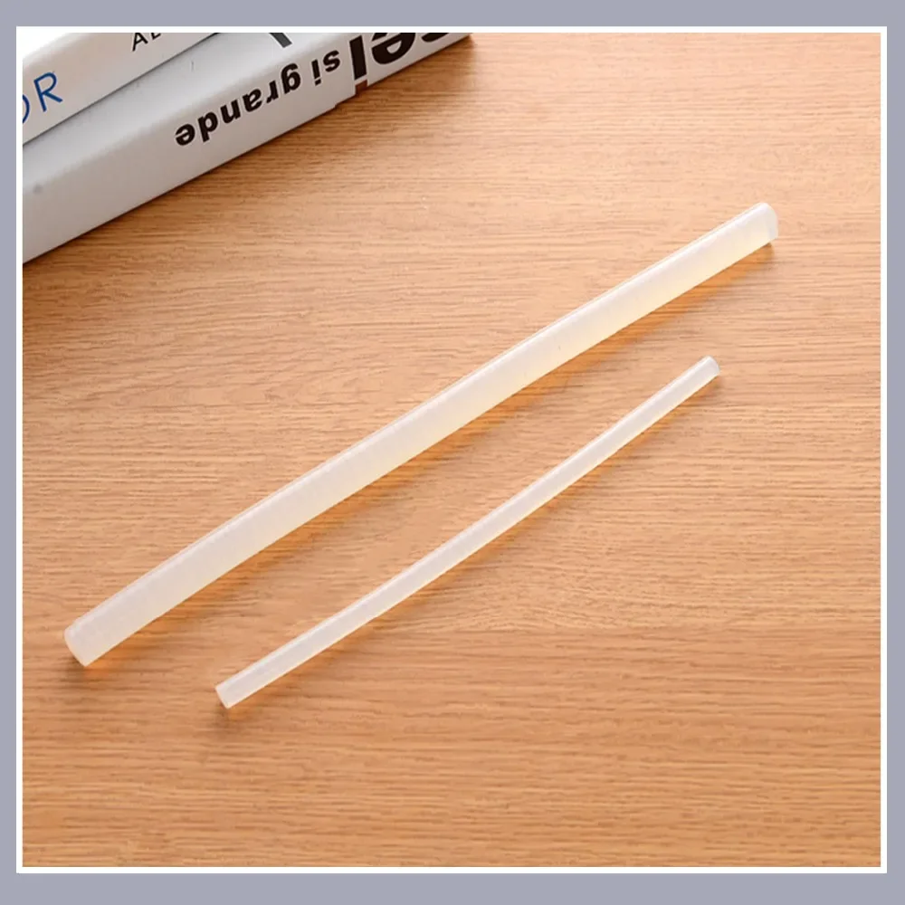 Hot Melt Glue Sticks 7mm 11mm Translucent Strong Viscosity Rods For Glue Gun High Temperature Resistant 10 50Pcs