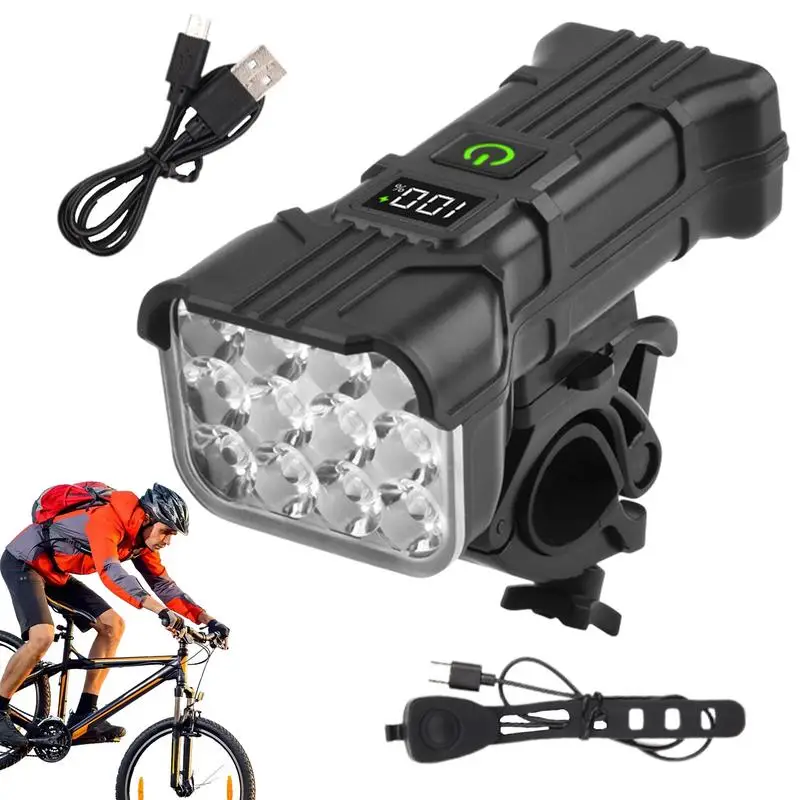

Передняя фара для велосипеда, передняя фара для велосипеда с зарядкой от USB, передняя фара для ночных поездок, шоссейных велосипедов и велосипедов