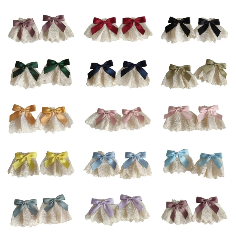 

Fairy Wrist Cuffs For Shirts Sweater Lace False Sleeve Ornament Flared Ruffled Flared Sleeves False Wrist Cuffs Dropship