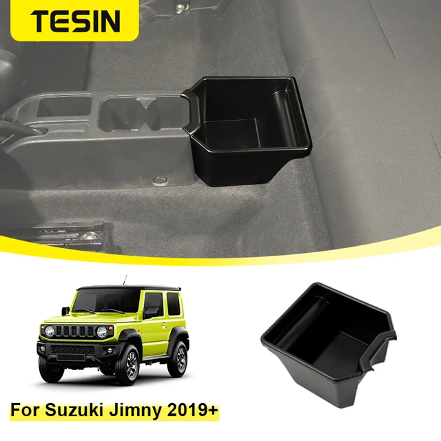 TESIN Car Rear Center Storage Box Organizer For Suzuki Jimny JB74