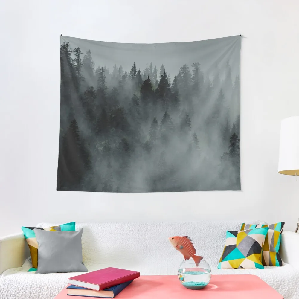 

Misty Forest Tapestry Decor For Bedroom Room Decor Korean Style Decorative Paintings Wall Art Tapestry