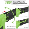 WORKPRO Battery Grass and Shrub Shears, Handy Grass Shears, 3.6V, 2000 mAh, 2 Different Blades, with Battery and Charging Cable 4