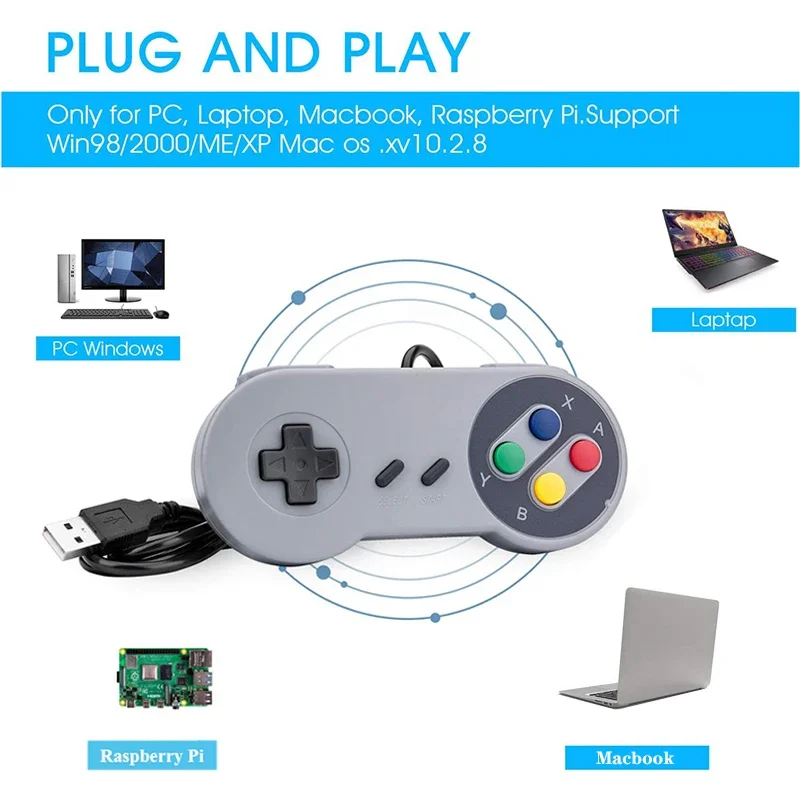 PC ƮϿ  USB е Ʈѷ,   ÷̾ Ʈ ܼ е,  7, 8/10, 1.5m ̺ 