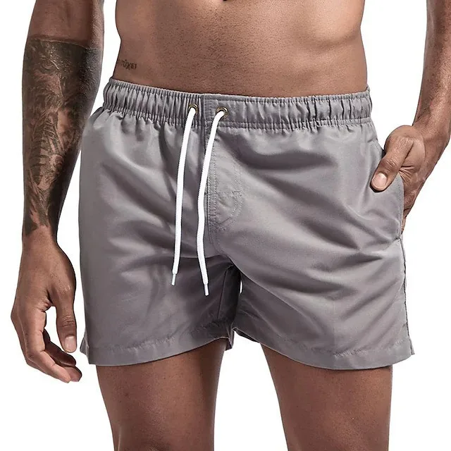 

Men's Quick-drying Swim Shorts men-s-bottoms Gray