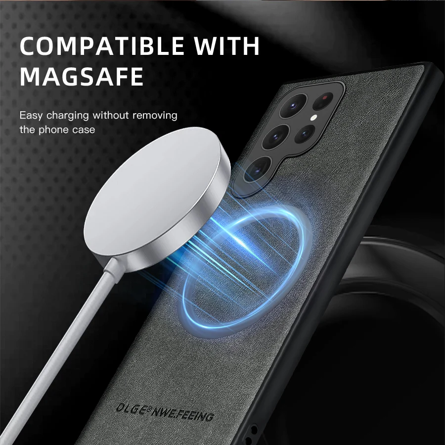 Luxury Leather Phone Cover Case