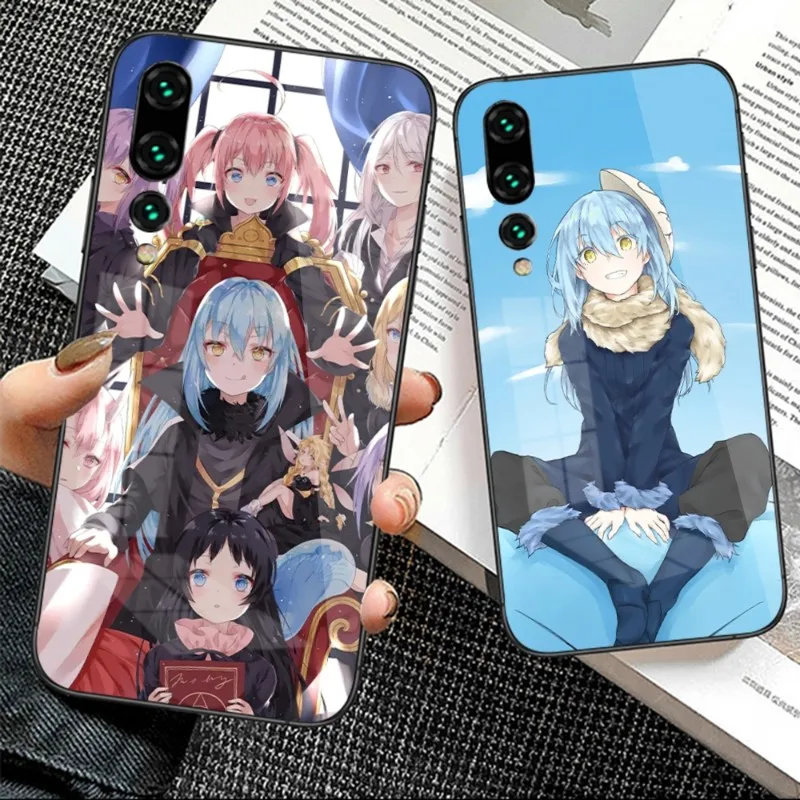 

Anime That Time Reincarnated As A Slime Phone Case For Huawei P50 P40 P30 P20 Pro Mate 40 30 20 Pro Nova 9 8 7 PC Glass Cover