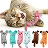 Cat Toys Funny Interactive Plush Cat Toy Teeth Grinding Catnip Toys Kitten Chewing Squeaky Toy Pets Accessories