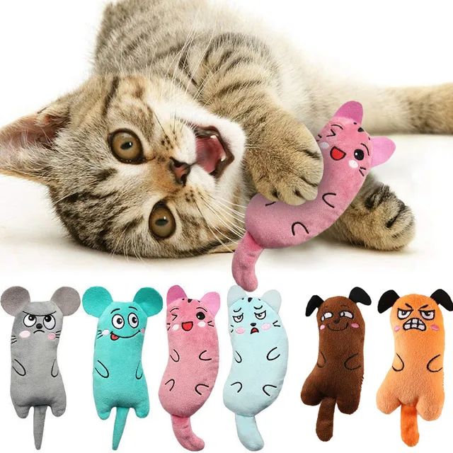Cat Toys Funny Interactive Plush Cat Toy Teeth Grinding Catnip Toys Kitten Chewing Squeaky Toy Pets Accessories Cat Toys Funny Interactive Plush Cat Toy Teeth Grinding Catnip Toys Kitten Chewing Squeaky Toy Pets Accessories