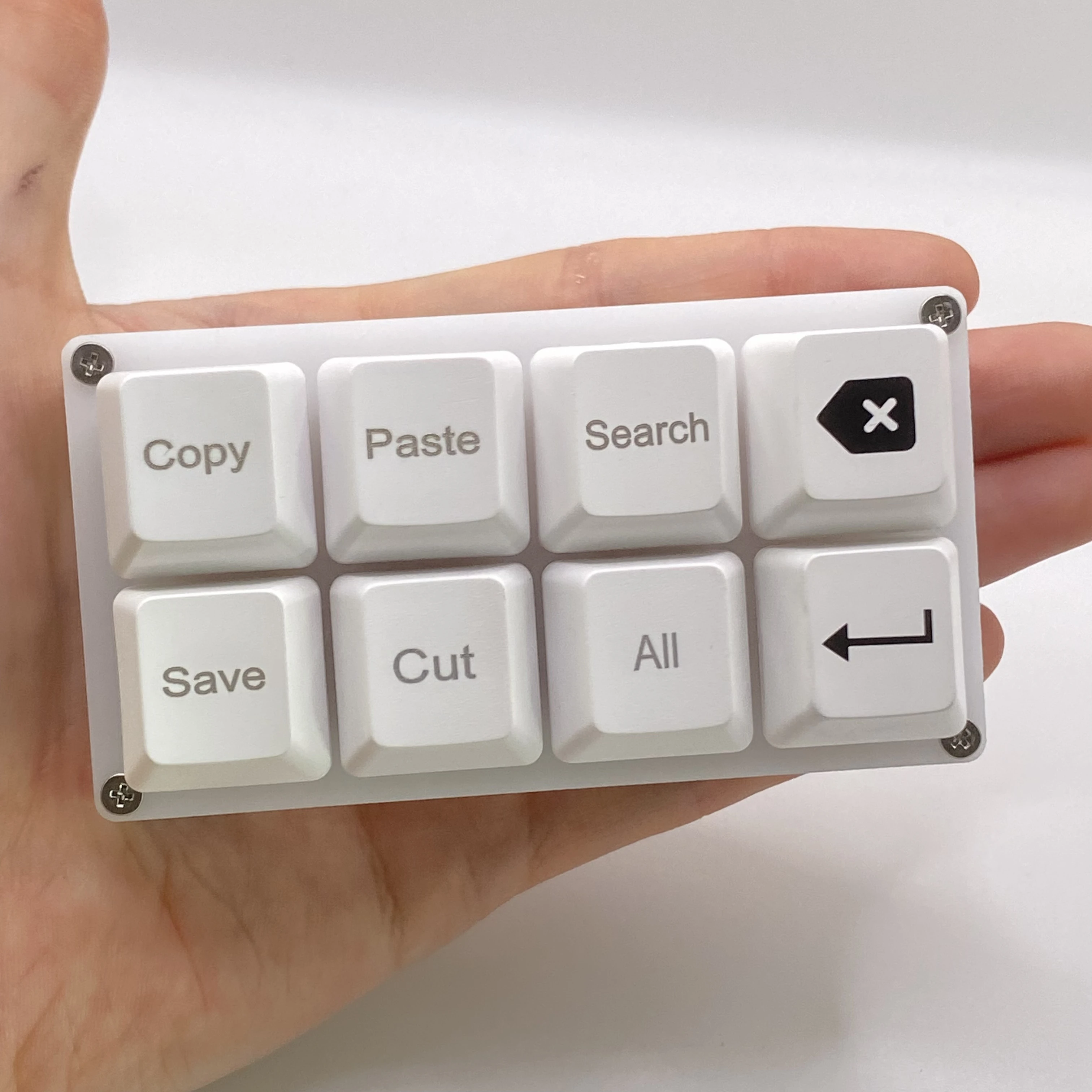 8 Keys Small Keypad Work Shortcut Key Keycaps Keyboard One-Handed Mechanical Gaming Keypad Programmable USB Customized Keyboard - 6