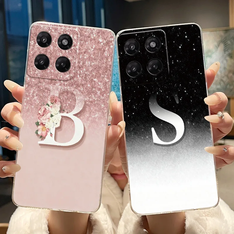 Luxury Elegant Clear Soft Silicon Back Cover Case