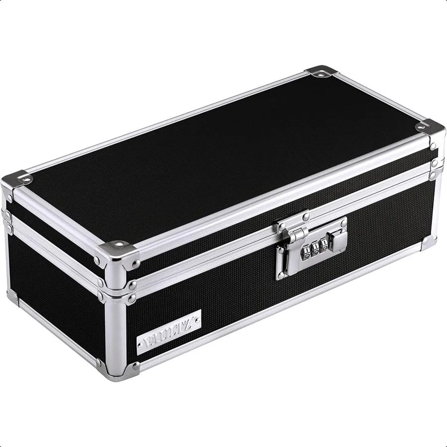 Secure Medicine Storage Box with Combination Lock