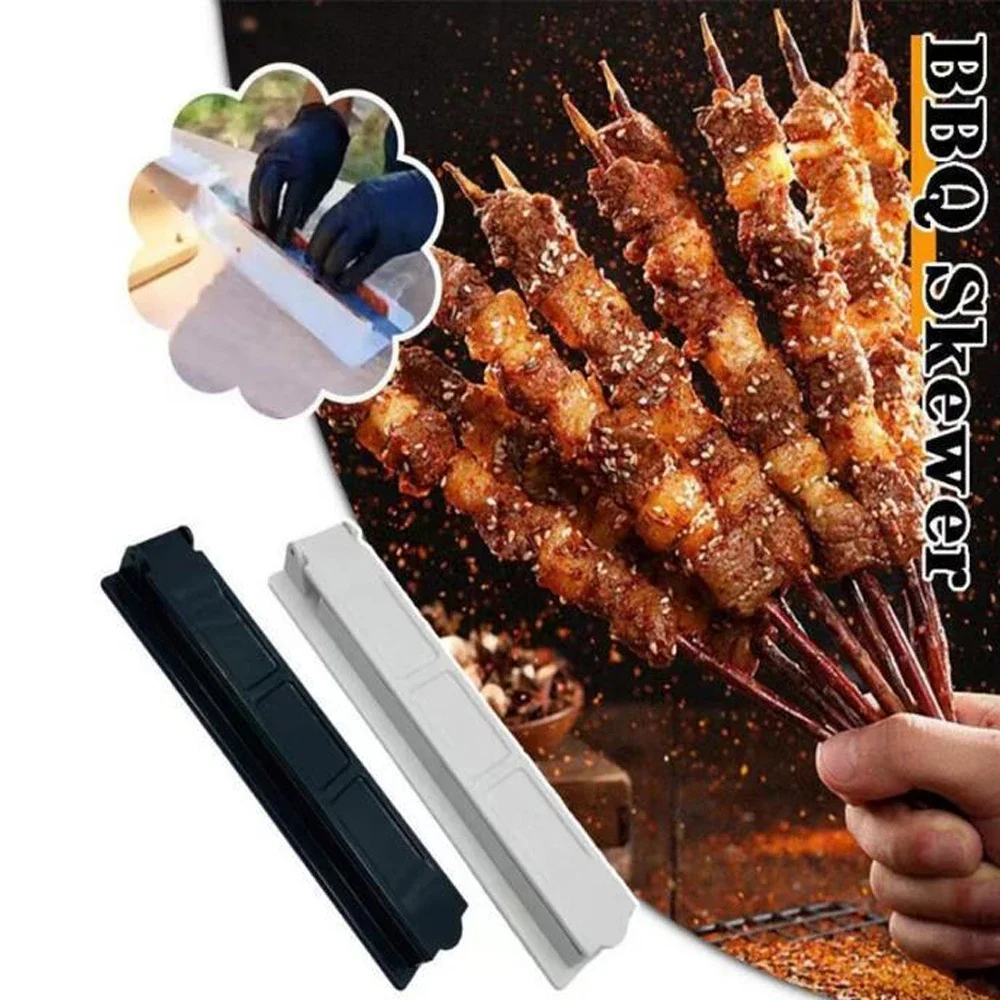 Large Kebab Maker Press, Kabob Maker Barbecue Skewers, Quick Tool for Making Skewers Turkish Kebab Barbecue Easy to Use & CLean