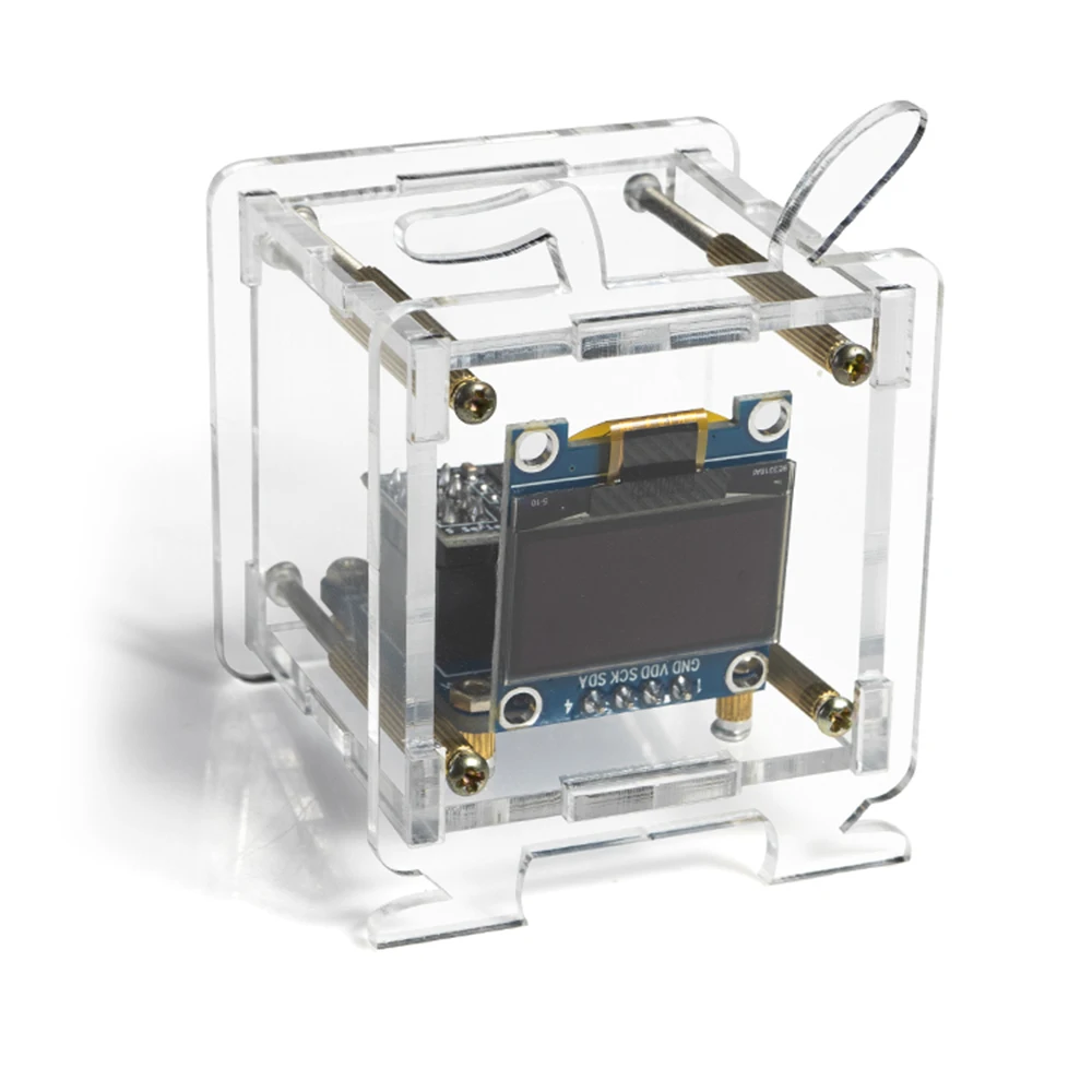 ชุดสร้างนาฬิกาอัจฉริยะ DIY ESP8266 หน้าจอ OLED 0.96 นิ้ว