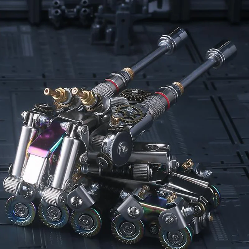 Punk Variable Precision 3D Three-dimensional Metal Assembled Tank