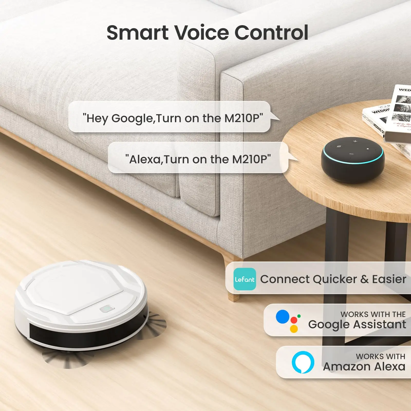 Lefant M210 Pro Smart Robot Vacuum Cleaner