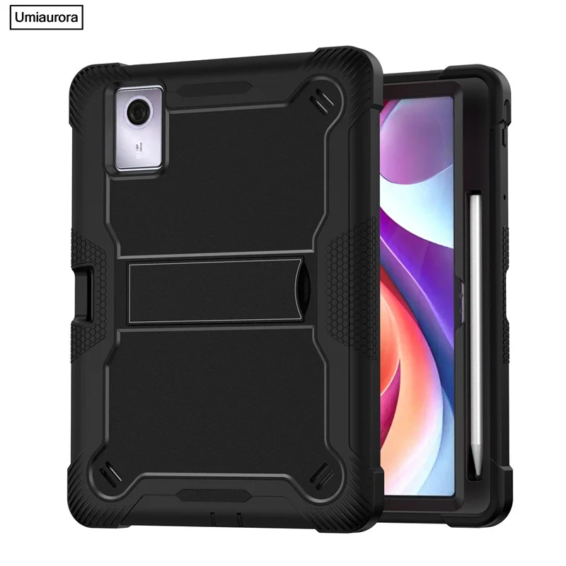 Shockproof Tablet Case with Pencil Holder and Stand