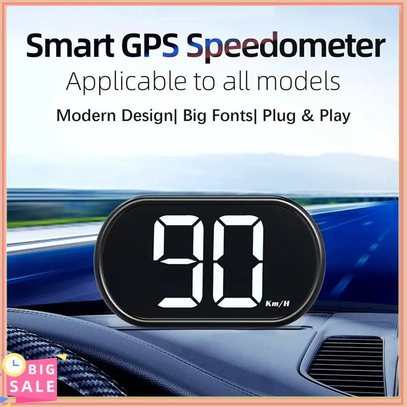 Better-Car HUD Head Up Display,X2 GPS Speedometer, Digital Speedometer MPH With LED Large Font, Plug & Play, For All Cars
