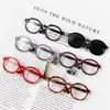 Doll Accessory Transparent Plastic Glasses Transparent Candy Color Round Transparent Glasses 6.5CM 9CM Miniature 1