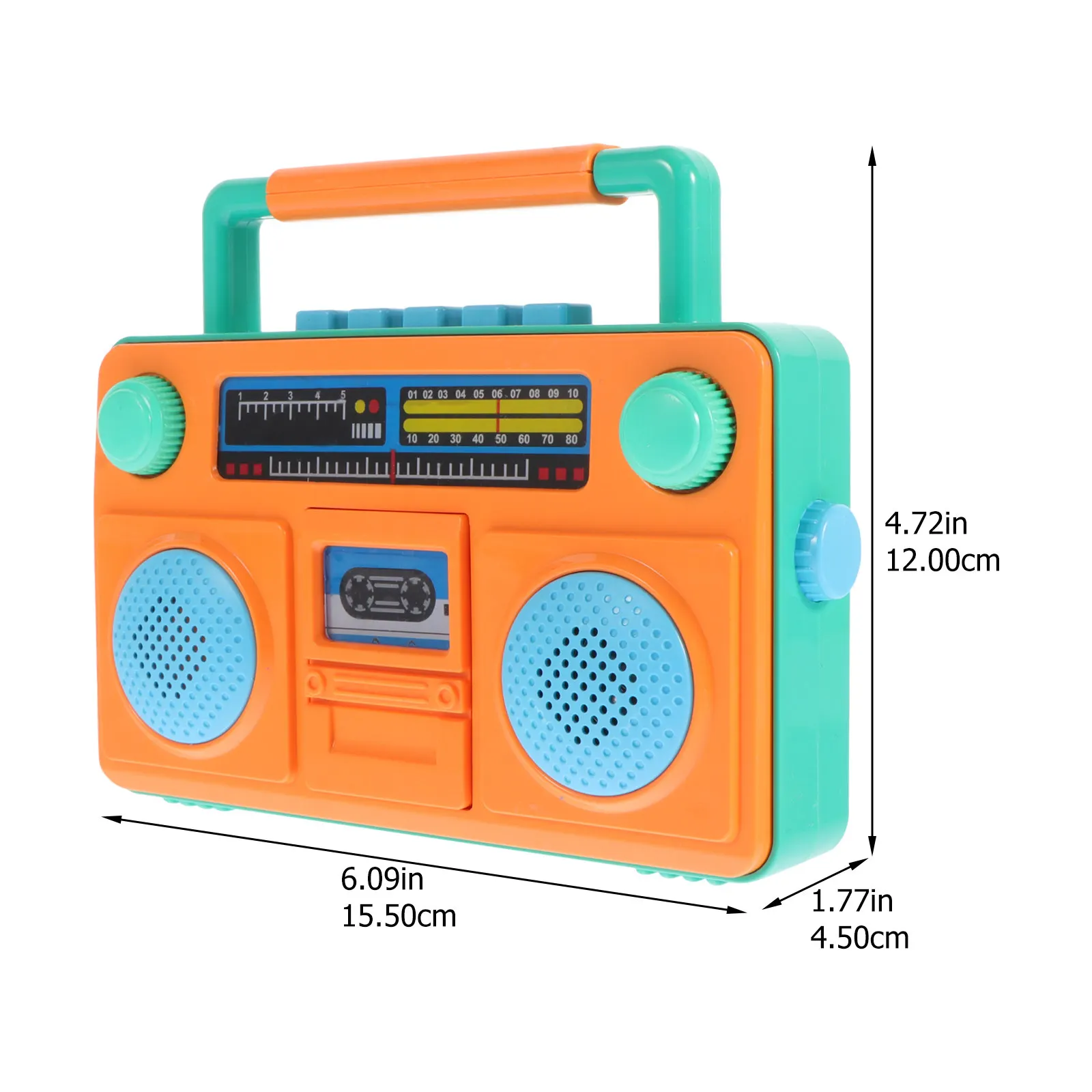 시뮬레이션 라디오 어린이 교육용 장난감 인터랙티브 어린이 학습 가전제품 가짜 라디오 역할극 엔터테인먼트