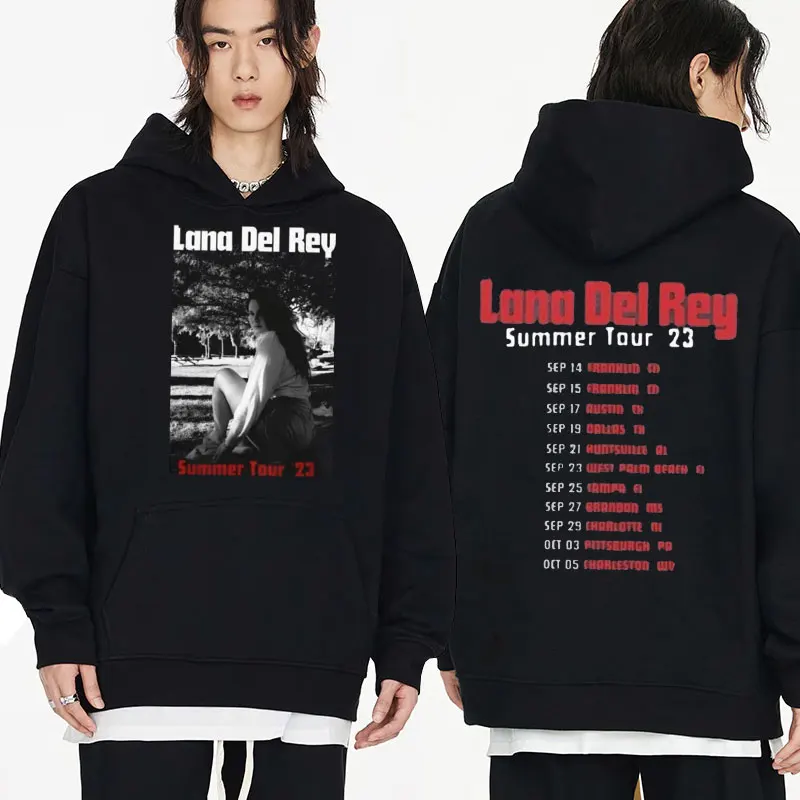 

Lana Del Rey Hoodie 90S Vintage Album Graphics Print Hooded Sweatshirts Men Women's Oversized Streetwear Y2k Clothes Pullover