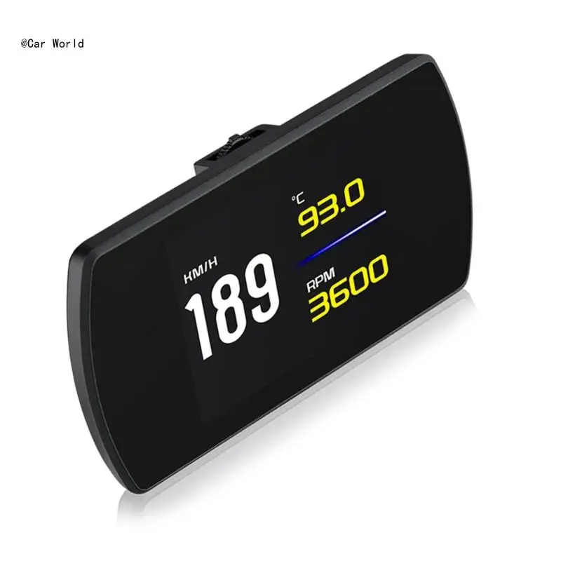 

6XDB Car HUD Head Up Display Mileage Information Speedometer Speed Clock Digital Driving Overspeed Alarm Reminder Diagnostic