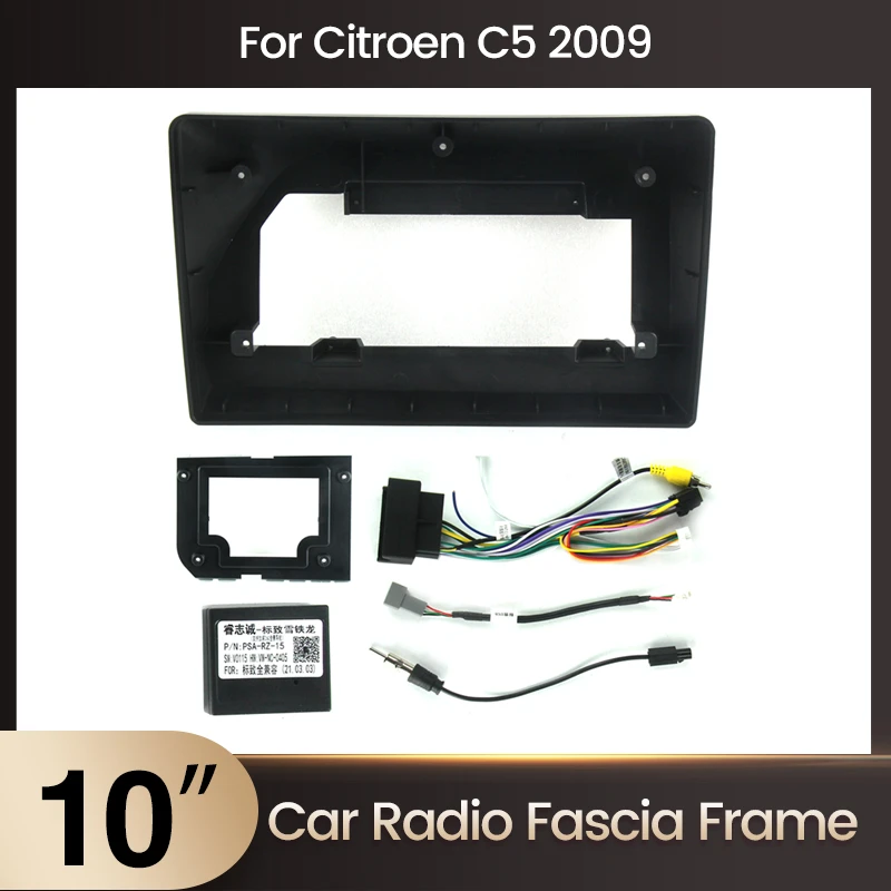video player for car 10 inch Car Radio Panel Bracket For Citroen C5 2008 2009 - 2017 LHD Android Multimedia Head Unit Host Frame Cable and Canbus Kit best car stereo