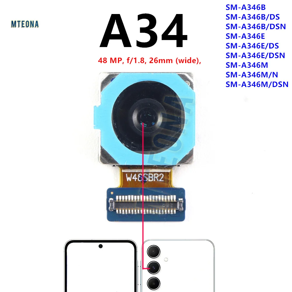 Enhanced Camera Module Replacement for Samsung Galaxy A Series - Front & Rear Views