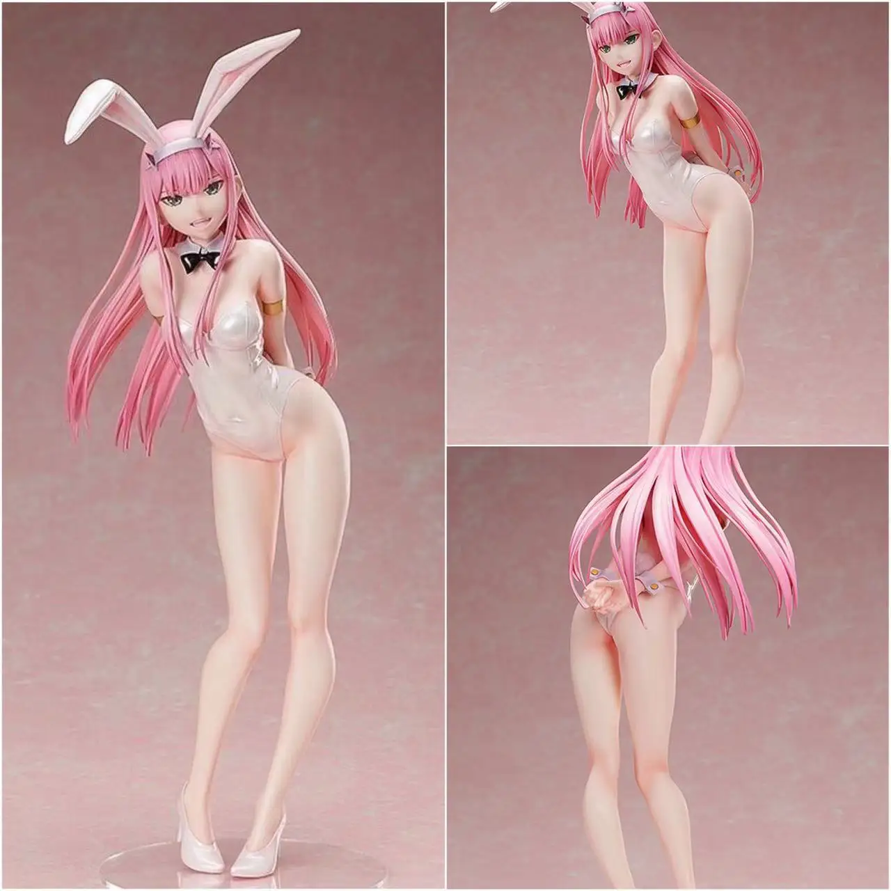 

100% Original: B-style Darling in the Franxx Zero Two Bunny Ver. 1/4 PVC Action Figure Anime Model Toys Collection Doll Gift