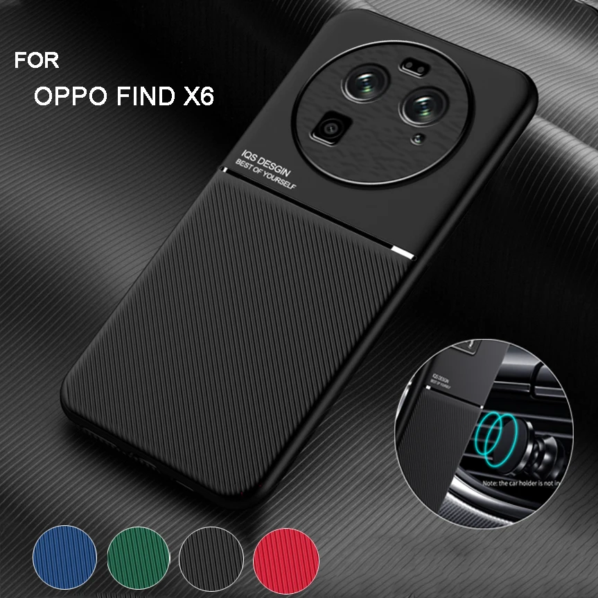 

Ультратонкий кожаный чехол с магнитной текстурой для телефона Oppo Find X6 Pro чемодан Oppo Find X3 Pro X3 Lite