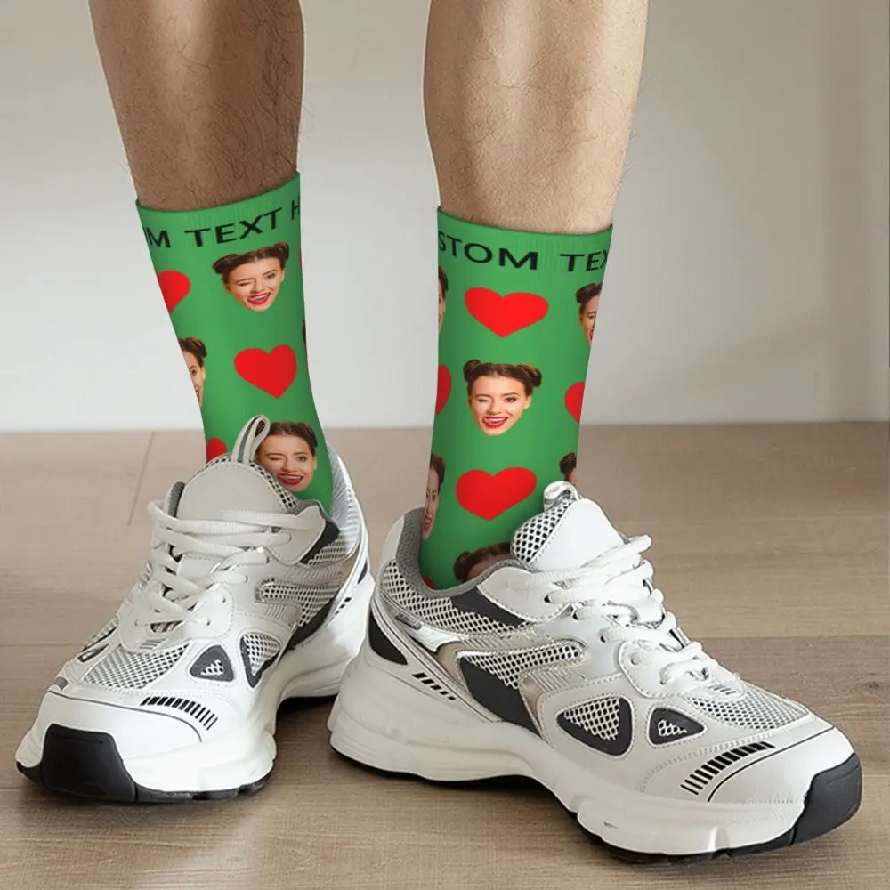 Personal Custom Avatar Printed Socks Cozy Sport Middle Tube Socks Cotton for Unisex Birthday Present 98 S0425d38f58ec45ca930c56a5127a598d2