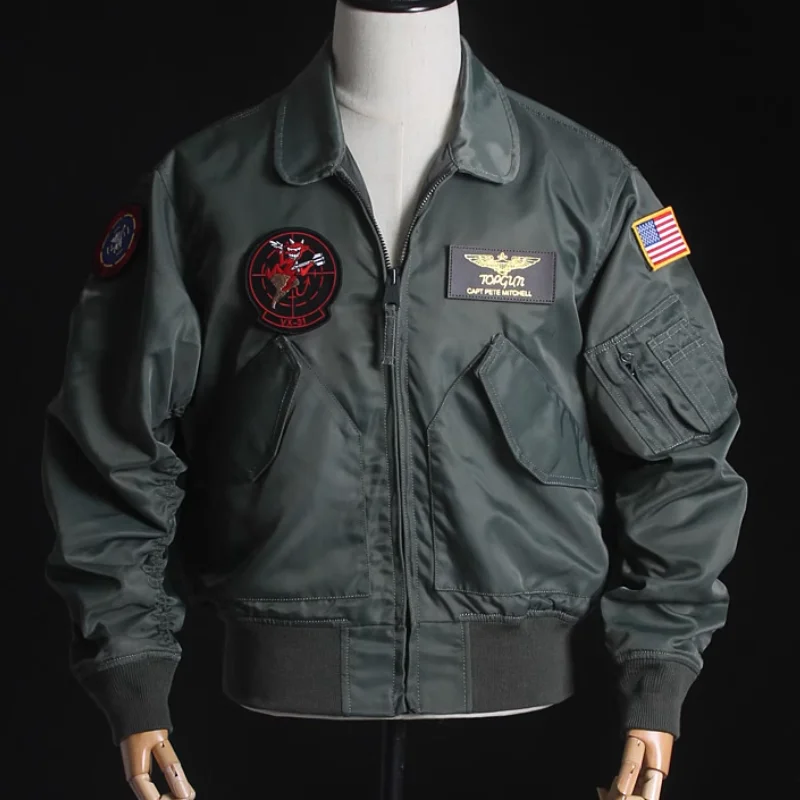 Men's Safari Jacket Material Close-up