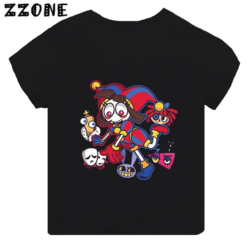 Kids T Shirt The Amazing Digital Circus Print Kids T-shirt for Girls and Boys t shirt kids t shirt girls t shirt girls tee shirt