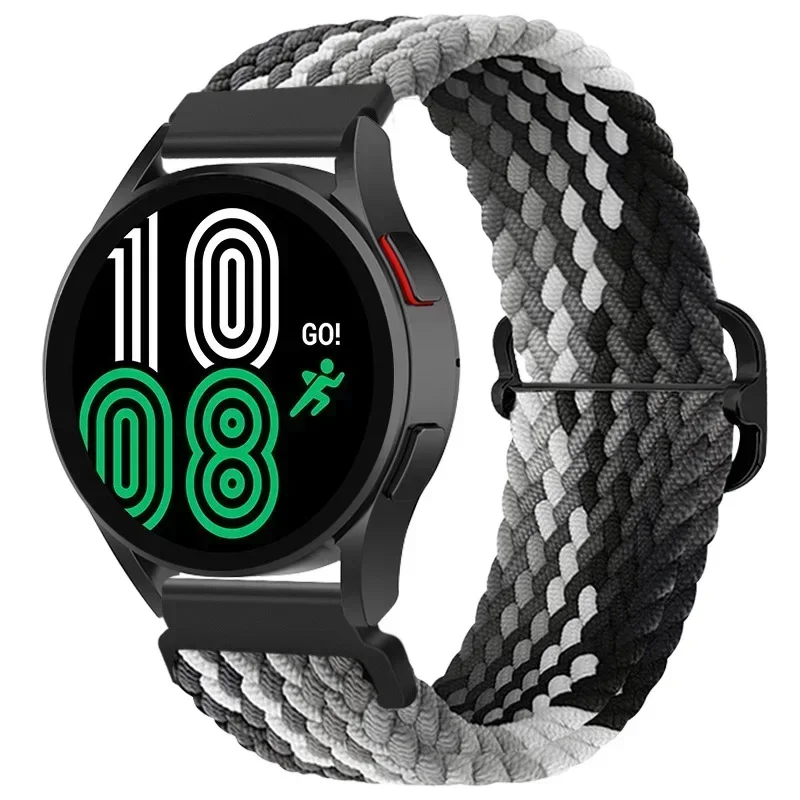 Braided Solo Loop 22mm Nylon Wristband Bracelet Strap