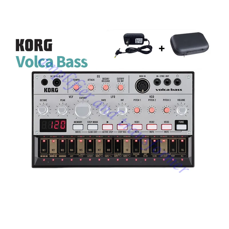 KORG VOLCA BASS 아날로그 베이스 머신, 강력한 아날로그 베이스 ..