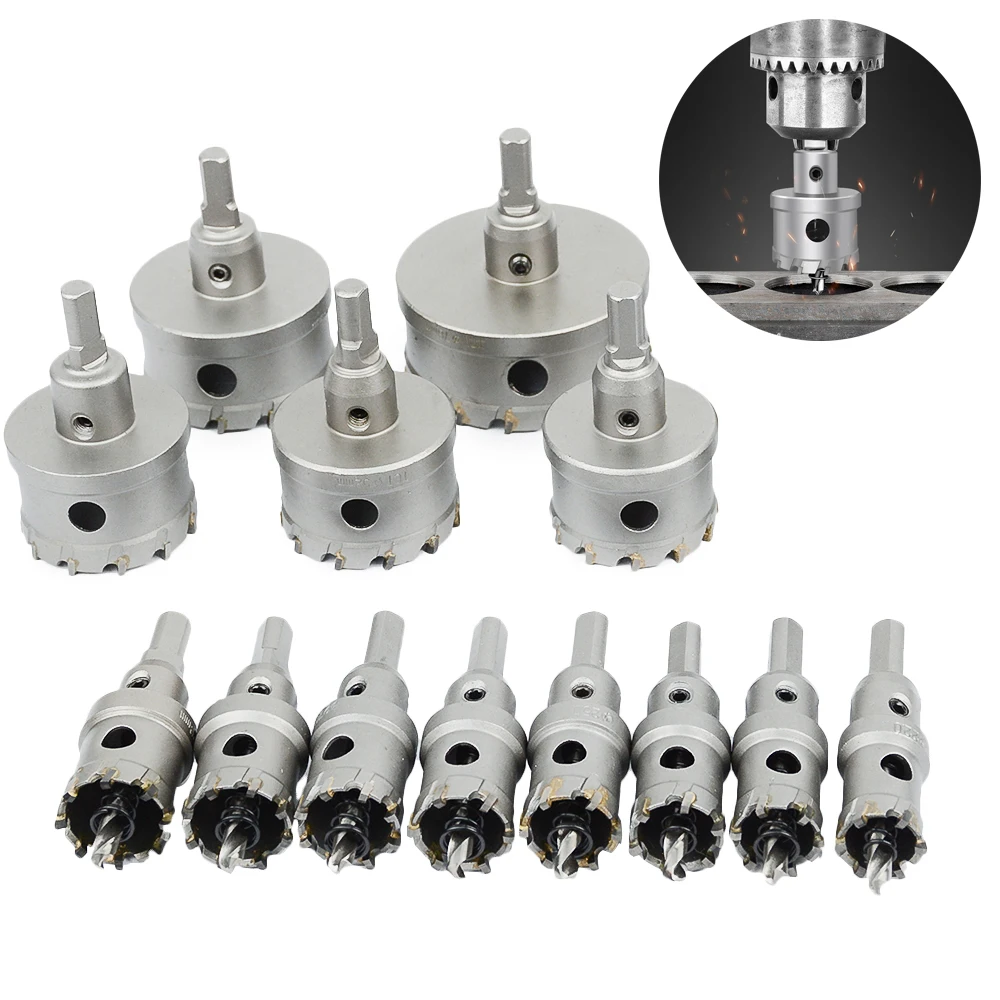 thumbnail image 2 of Hole Saw - 14mm HSS Drill Bit Hole Saw Cutter For Metal Alloy Wood... 2 of 14