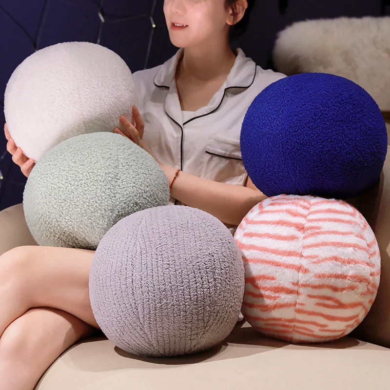 30x30cm Plush Ball Toy Stuffed Colorful Soft Squishy Dancing Accessory Pillow Sofa Chair Bed Decor Plushie Gift 3