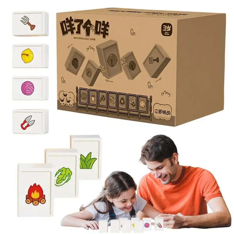 Mahjong Block Game Travel Mahjong Game Set Fun Chess Educational Toys Colorful Block Matching Toy For Children