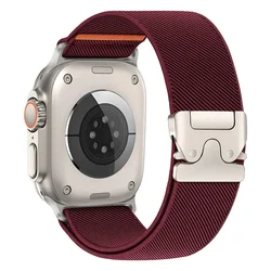 Parachute Straps for Smartwatch Bands - Durable and Stylish Bracelet Accessory (Wine red)