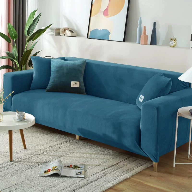 Sofabezug stretch elastische Sofahusse Abdeckung Für 1-4 Sitzer L